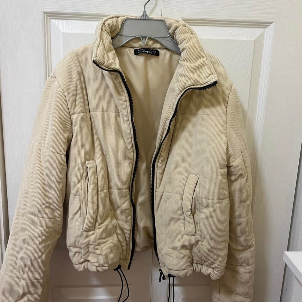 Corduroy Puffer Jacket